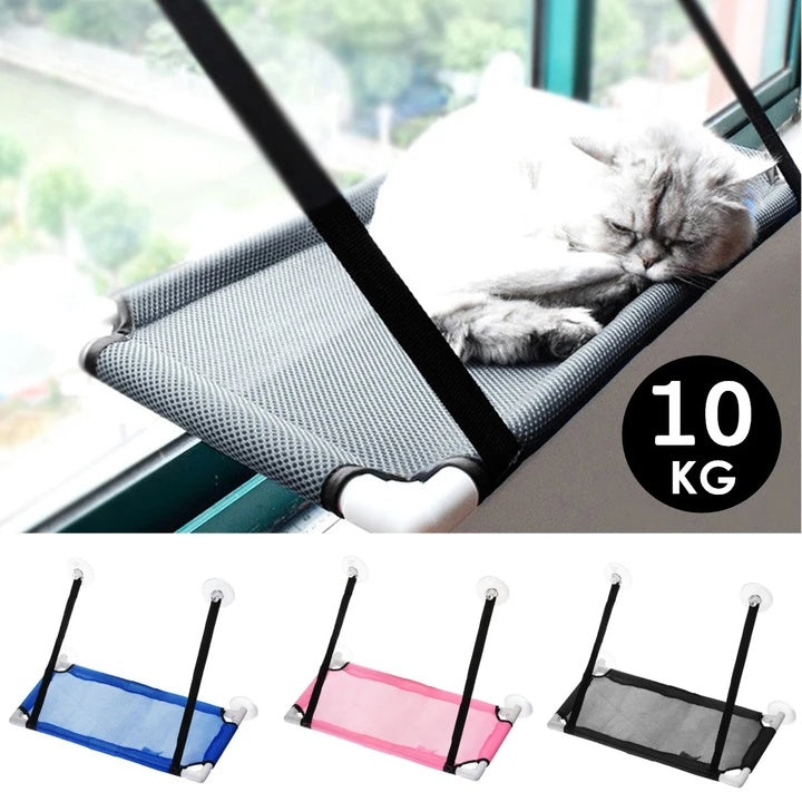 Cat Window Hammock – Cozy Sunbathing Spot for Cats