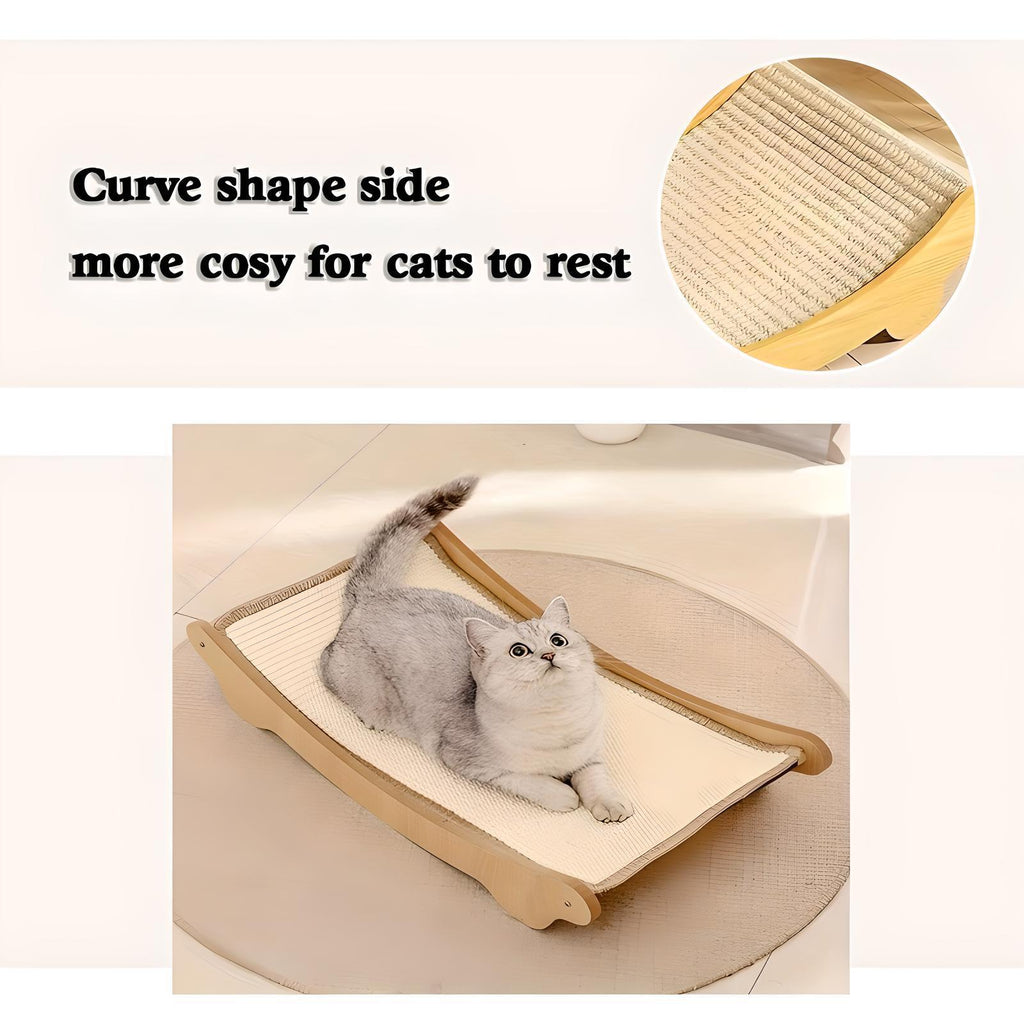 U-Shaped Cat Bed – Cozy Scratching & Lying Spot