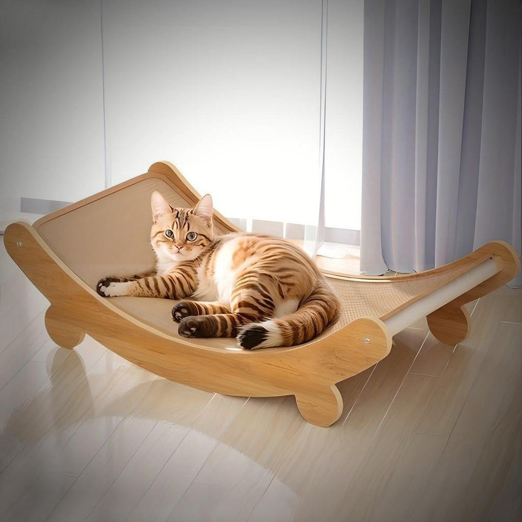 U-Shaped Cat Bed – Cozy Scratching & Lying Spot