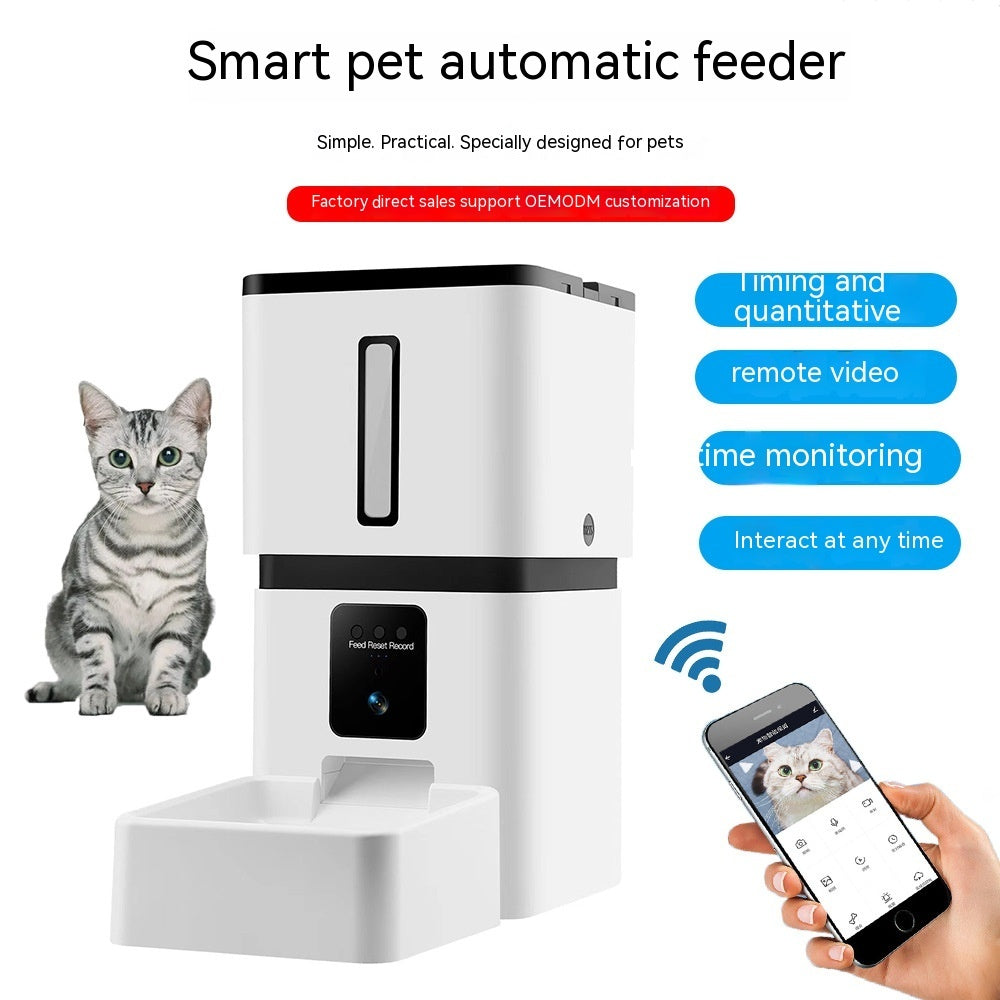 8L Smart WiFi Cat Feeder – Automatic Portion Control