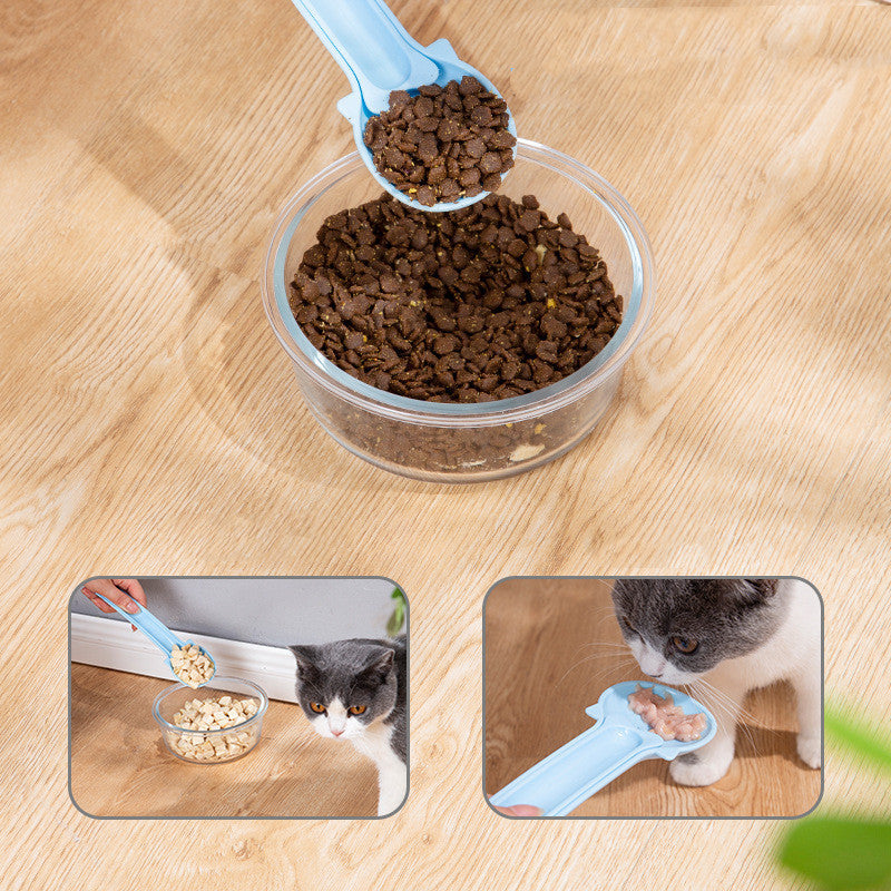 Cat Squeeze Feeding Spoon – Liquid Snack Feeder for Cats