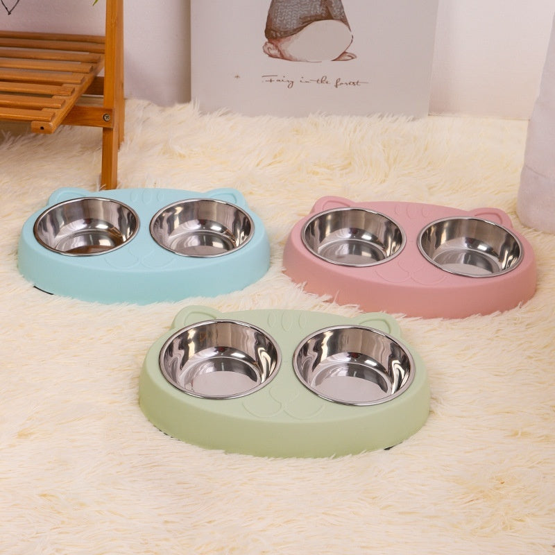 Cat  Water Bowl – Pet Feeding Rice Basin