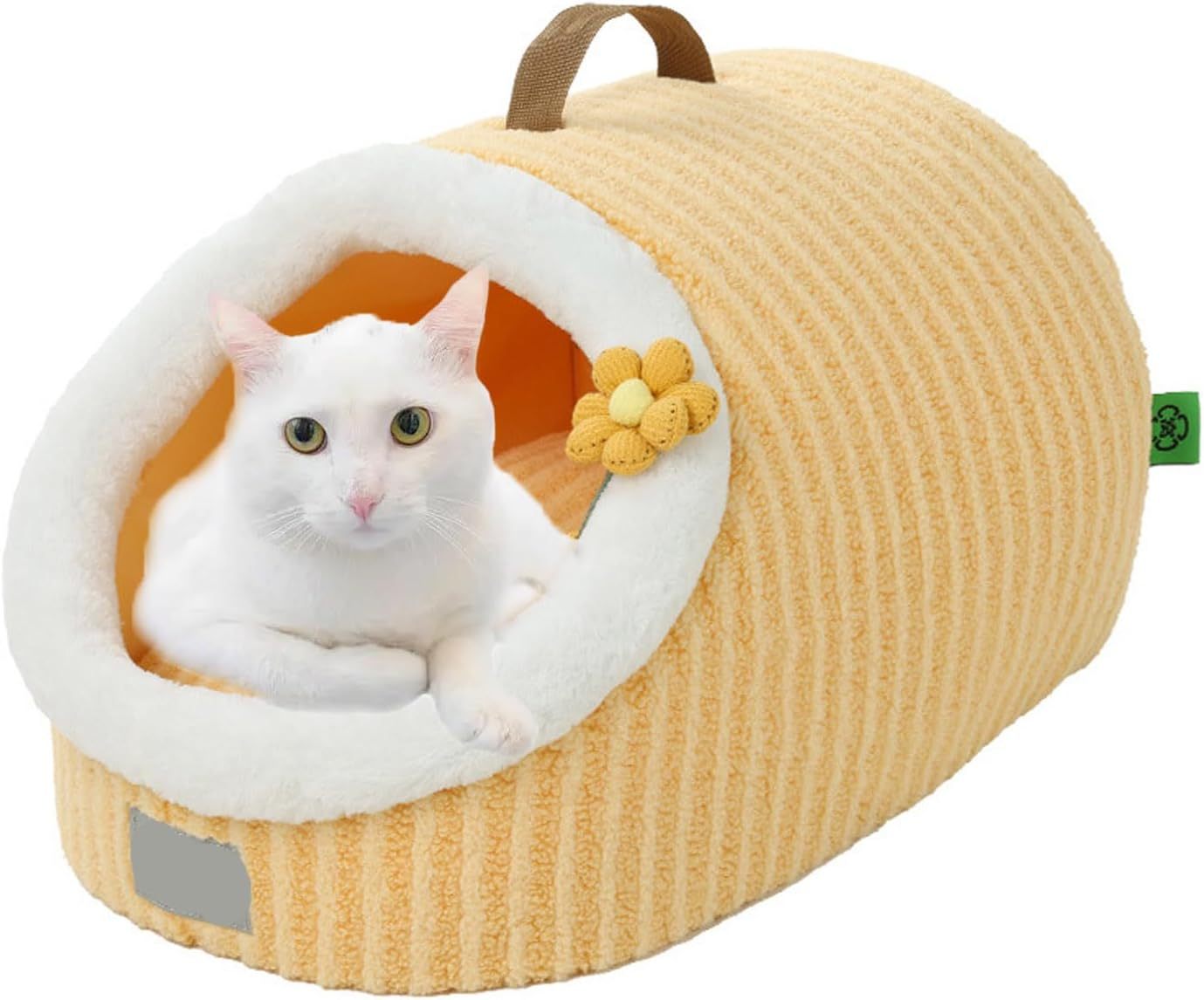 Cozy Cat Cave – Soft Washable Indoor Cat Bed with Pillow