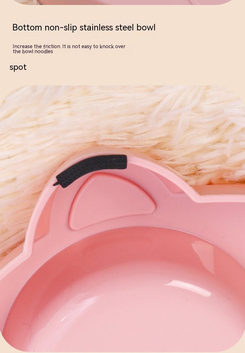 Cat  Water Bowl – Pet Feeding Rice Basin
