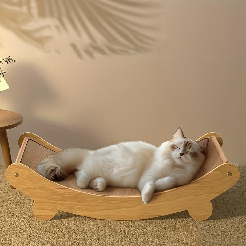 U-Shaped Cat Bed – Cozy Scratching & Lying Spot